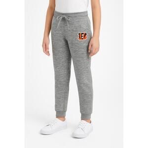 NFL Team‎ Apparel Sweatpants Kids Size XL 18 20 Heather Gray Drawstring Bengals